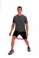 Thera-Band Loop Lunge (angled)